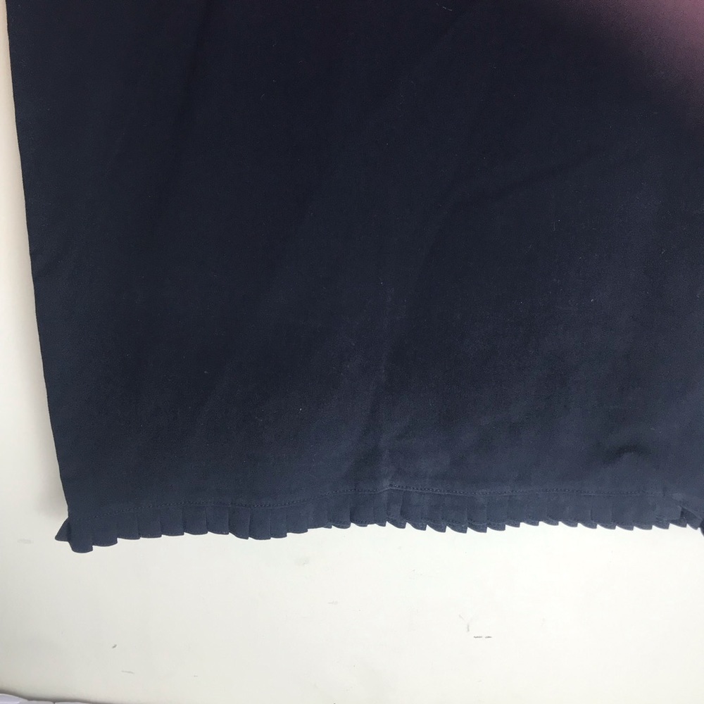 Express Stretch Vintage Y2K Mini Pencil Skirt Pleat Hem Fitted Sexy Small - Picture 8 of 12